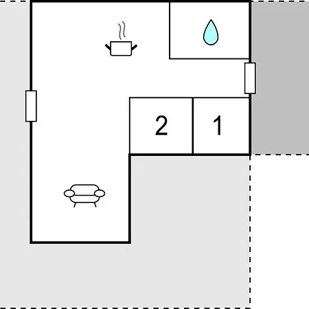 2 Bedroom Amazing In Sydals *